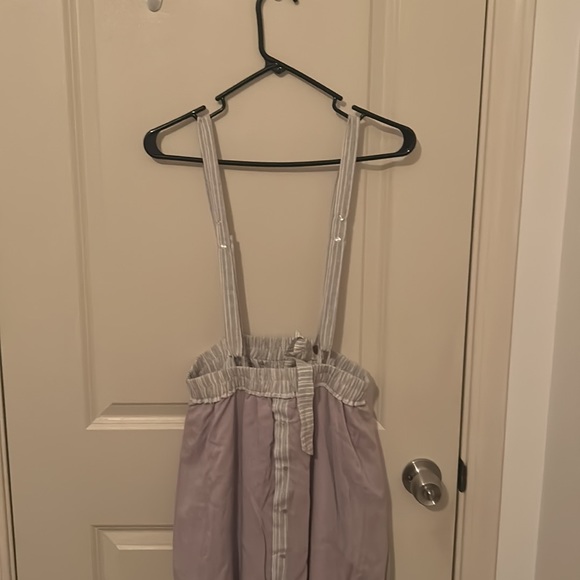 Stripped Overall Skirt - Picture 8 of 10